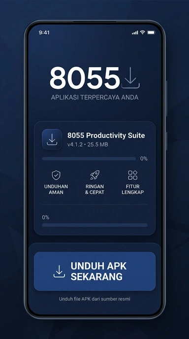 Tampilan halaman APK 8055