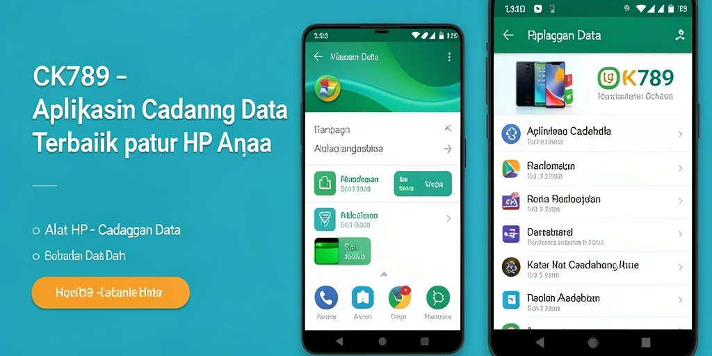 Tampilan antarmuka CK789 yang sederhana dan fungsional.